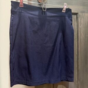 Classic Navy Pencil Skirt